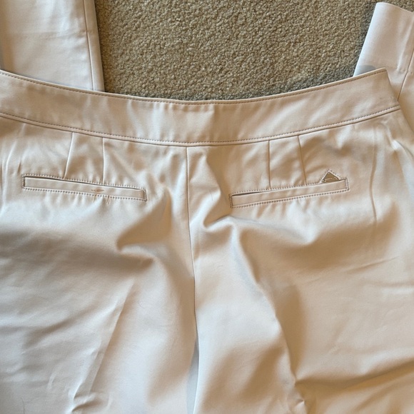 White House Black Market Women's Cream Straight Leg Pants - Picture 3 of 5